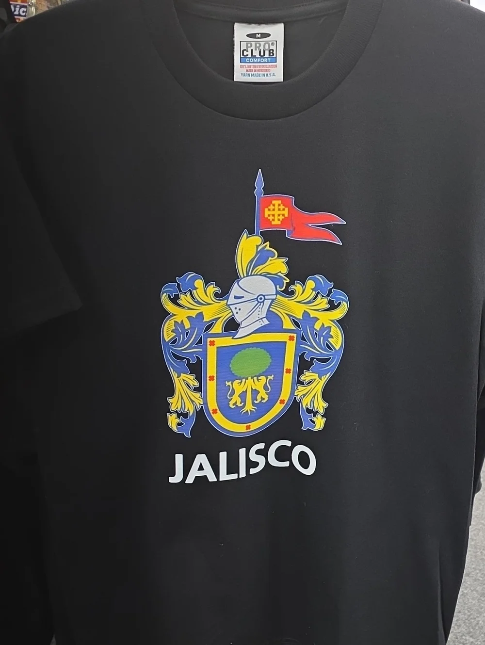 Jalisco Crest Graphic Tee - Black